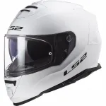 Mootorratturi kiiver LS2 STORM II, valge l&auml;ikiv, suurus XL