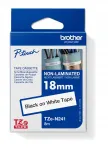 TZE-N241 etikettteip, valge/must, 18 mm
