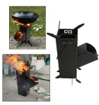 Kokkupandav raketip&otilde;leti ja kaasaskantav grill matkajatele
