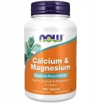 Toidulisand NOW Foods Kaltsium & Magneesium, 100 tabletti