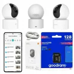 Sise Wi-Fi kaamera p&ouml;&ouml;rleva peaga ja 128GB GOOODRAM m&auml;lukaardiga