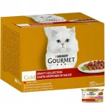 Gourmet Gold kassitoit kastmes mitme maitsega, 24 x 85g