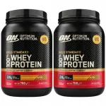 OPTIMUM NUTRITION Gold Standard vadakuvalk 2 x 768 g maap&auml;hkli v&otilde;i maitsega