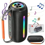 Juhtmevaba tornk&otilde;lar RGB valgustusega, USB, TF, AUX ja Powerbank funktsiooniga