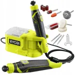 Mini multifunktsionaalne lihvmasin RYOBI RRT18-0, 18V, tarvikutega