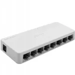 Qoltec v&otilde;rgu l&uuml;liti, 8 x RJ45, 1000 Mbps