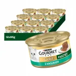 PURINA GOURMET GOLD m&auml;rg kassitoit j&auml;neseliha, 12 x 85 g