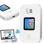 Juhtmevaba 4G LTE reitmik SIM-kaardiga, 150 Mbps, valge, kaasaskantav WiFi leviala