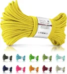 Paracord 425 Type 2 k&ouml;is, 3 mm, 30 m, kollane, nailon/pol&uuml;ester