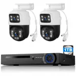 Valvekaameras&uuml;steem REOLINK 8-kanaliline, 2x6MP, IP, POE, 1TB k&otilde;vakettaga