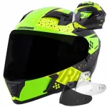 Motorratturi kiiver CASSIDA 3 DRFT, must, XL