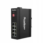 T&ouml;&ouml;stuslik Ethernet l&uuml;liti Scodeno XPTN-9000-65-8TX, DIN-r&ouml;&ouml;baspaneel, 8 Fast Ethernet pesa