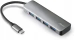 USB-C jaotur 4 USB-A 3.2 &uuml;hendusega, sobib arvutitele ja MacBookile