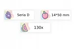 Kleebisriba NIIMBOT D seeria, 14&times;50 mm, FRUIT1