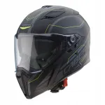 CABERG JACKAL SUPRA mootorrattakiiver, must/kollane, XXL suurus