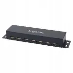 7-pesaga USB-jaotus LogiLink, must