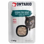 ONTARIO konserveeritud kassitoit merekalaga, 40 g, 12 tk