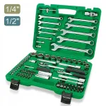 TOPTUL peasarjade komplekt 1/4" 1/2" 82 tk GCAI8201