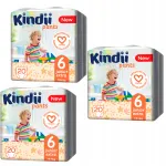Kindii Junior Extra m&auml;hkmed suurus 6 (15+ kg), 20 tk x 3