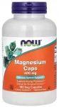 Toidulisand NOW Foods 400 mg magneesiumoksiid, tsitraat ja aspartaat, 180 kapslit