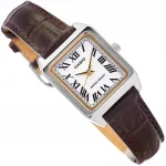 Naiste k&auml;ekell CASIO LTP-B150L-7B2EF ristk&uuml;liku kujuline korpus ja retro rihm