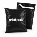 Mustad kilekotid teie logoga, 45x55 cm, 100 tk