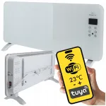 Elektriline klaasist konvektorradiaator 2000W WiFi-ga