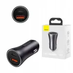 BASEUS QC 4.0 auto laadija USB, USB-C, 60W