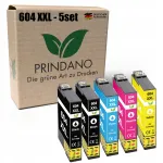 Tindikassetid 5 tk 604 XXL, sobivad EPSON XP-2200, XP-2205, XP-2150, XP-3200, XP-3205, XP-4205 printeritele