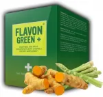 Toidulisand FLAVON GREEN+ flavonoidide, kurkumi, beeta-glukaanide ja C-vitamiiniga