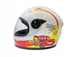Laste kiiver INTEGRAL MD-E506, valge, autodetailidega