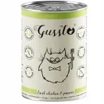 GUSSTO Fresh Chicken & Prawns kassitoit kanaga ja krevettidega, 400 g