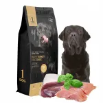 Kuivtoit vanematele keskmise ja suure t&otilde;u koertele kalkuni- ja pardilihaga 12 kg 1DOG