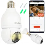 WiFi turvakaamera TUYA PTZ, 3MP, E27 pesaga, p&ouml;&ouml;ratav