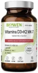Toidulisand D3+K2MK7 kapslites, 90 kapslit, Biowen