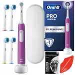 ORAL-B PRO 3 Junior laste elektriline hambahari, violetne, lisatarvikutega