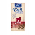 Kasside suupistete pulgad Life Cat Deli veiseliha ja maksaga, 3 x 5 g