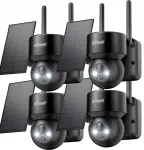 V&auml;ljas p&auml;ikeseenergia WiFi IP kaamera, 2K, p&ouml;&ouml;ratav, hall, 4 tk