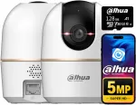 IP videovalvekaamera Dahua, 5 Mpx, WiFi, heli tuvastamisega, AI SMD, p&ouml;&ouml;ratav, 128 GB kaart