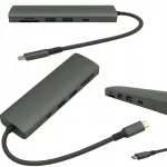 Dynabook monitorilisand USB-C PD ja 4K HDMI dokiga, sobib 2 monitorile
