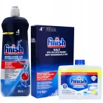 N&otilde;udepesumasina komplekt Finish: loputusaine 800 ml, sool 1,5 kg, puhastusvahend 250 ml, sidruni l&otilde;hnaga