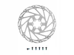 Piduriketas Tektro TR180-52 180 mm 6-kruviga h&otilde;bedane