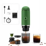 Kaasaskantav automaatne espresso kapslimasin ja jahvatatud kohvile
