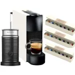 Kohvimasin kapslitele NESPRESSO Essenza Mini piimavahustaja ja 28 kohvikapsliga