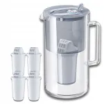 Aquaphor Nord 2,5 l hall veefiltri kann 4 A5 vahetatava kassettiga (350 l)