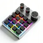 Mini programmeeritav klaviatuur 16 USB-klahvi ja juhtimisketta abil