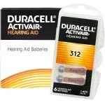 Kuuldeaparaadi patareid DURACELL 312 PR41, 60 tk