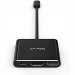 Adapter XPPen USB-C &rarr; HDMI, USB 3.0, DeX, PD, telefonidele ja s&uuml;learvutitele