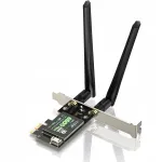 PCIe v&otilde;rgukaart arvutile, WiFi 7, Bluetooth 5.4, 6 GHz, 6500 Mb/s