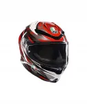 Mootorrattakiiver AGV K6 S ReeVal valge/punane/hall XL